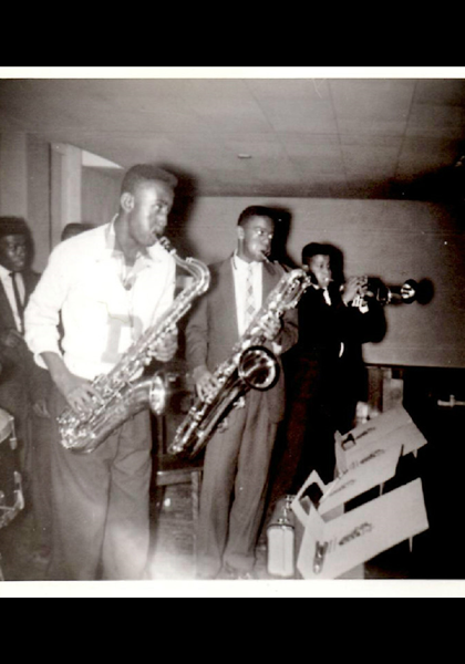 The Band had someone playing from Dunbar (look at the Dunbar jacket)!