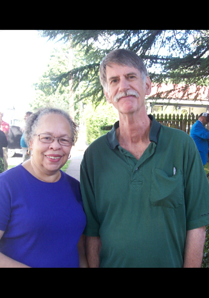 Ann Jordan DHS-'59, and Newspaper writer Darrell Laurant!