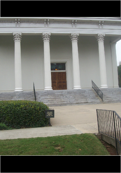 In the episode "a correct setting" here is the church where Eugene was to meet the Bishop!
