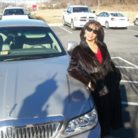 Thelma Sherman McCain-Haynes DHS-'65, Lincoln Towncar!