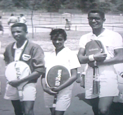 Tennis Group, center Ethel Reid! Tennis Group, center Ethel Reid!
