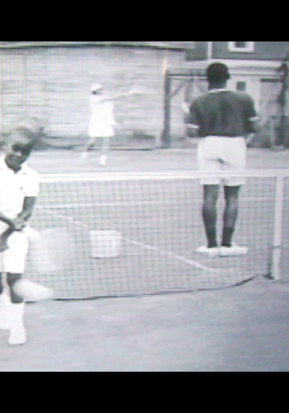 Juan Farrow, who lived next door to Dr. J's court! Juan Farrow, who lived next door to Dr. J's court!