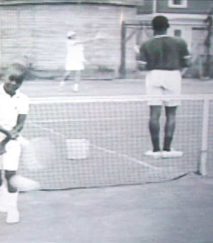 Juan Farrow, who lived next door to Dr. J's court! Juan Farrow, who lived next door to Dr. J's court!