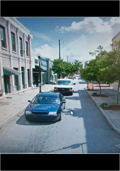The shape of the street has changed a little!